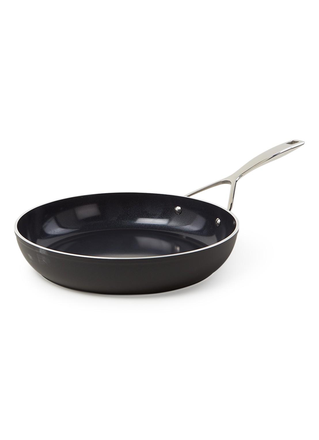 Demeyere Alu Pro 5 Ceraforce koekenpan Ø28 cm - voorkant zwart