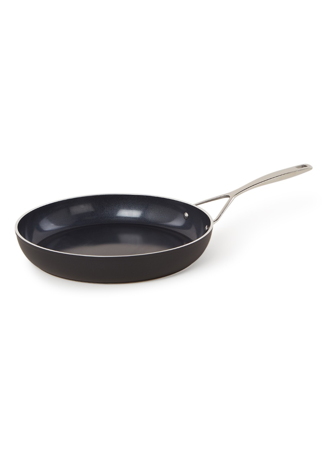 Demeyere Alu Pro 5 Ceraforce koekenpan 32 cm - voorkant 2 zwart