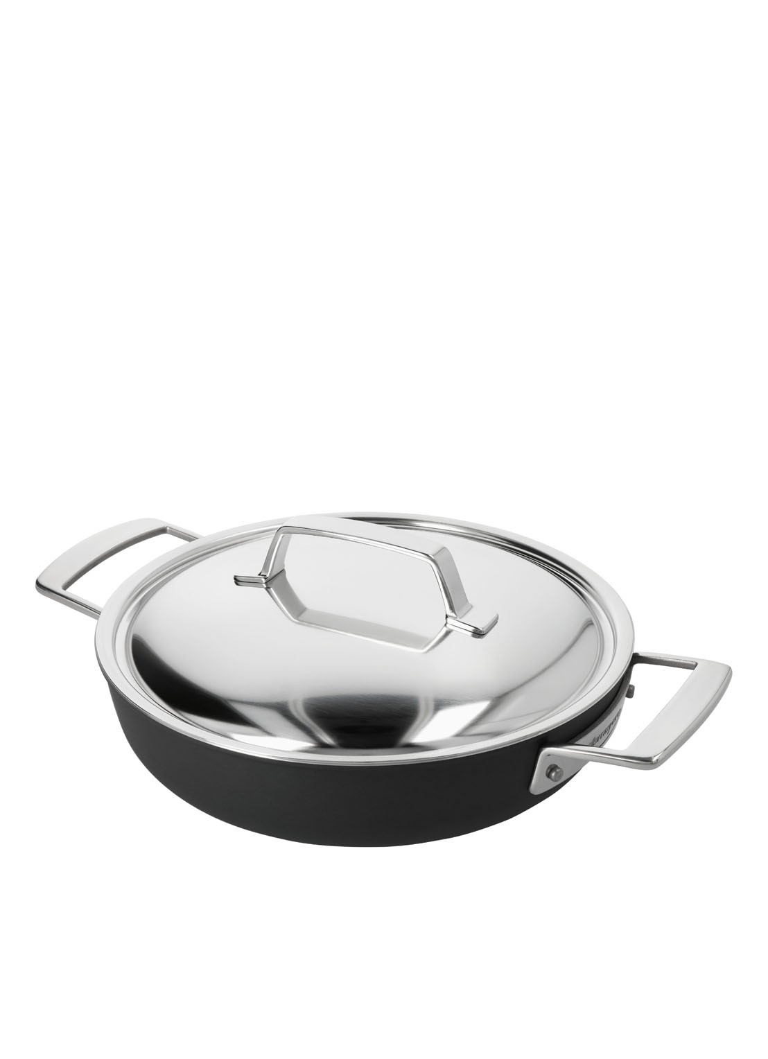 Demeyere Alu Pro 5 Ceraforce lage kookpan met deksel 24 cm - voorkant undefined