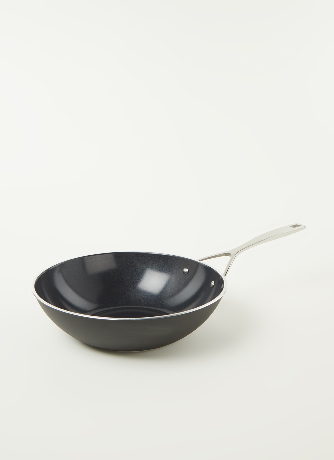 Demeyere Alu Pro 5 ceraforce wok Ø30 cm - voorkant 2 zwart