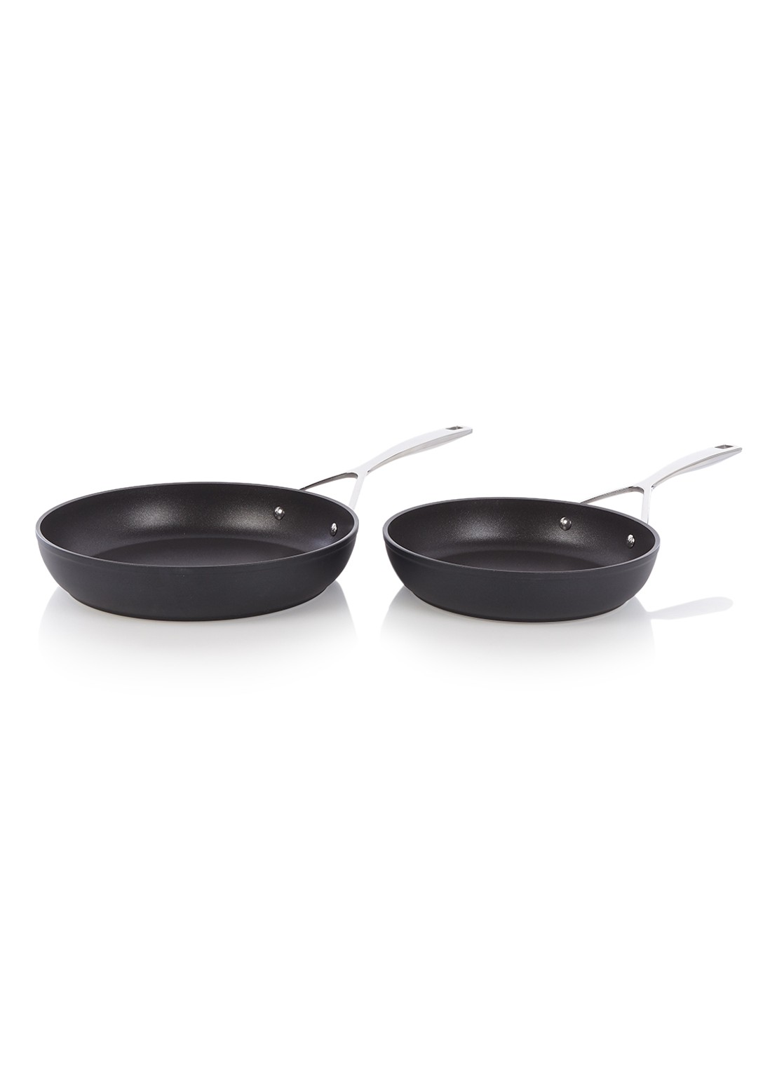 Demeyere Alu Pro 5 koekenpan set van 2 - voorkant zwart