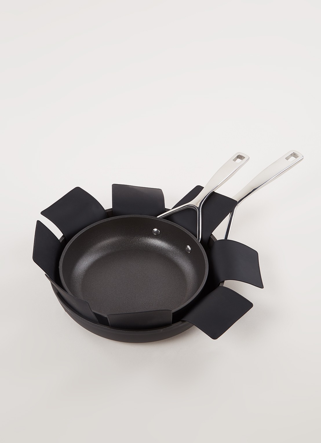 Demeyere Alu Pro 5 koekenpan set van 2 - detail zwart