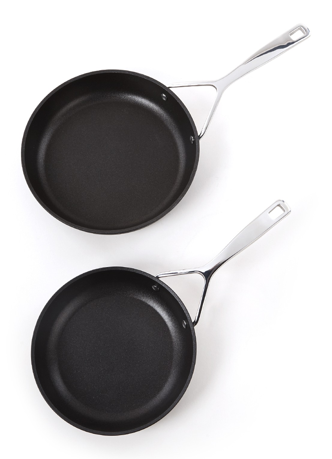 Demeyere Alu Pro 5 koekenpan set van 2 - voorkant 2 zwart