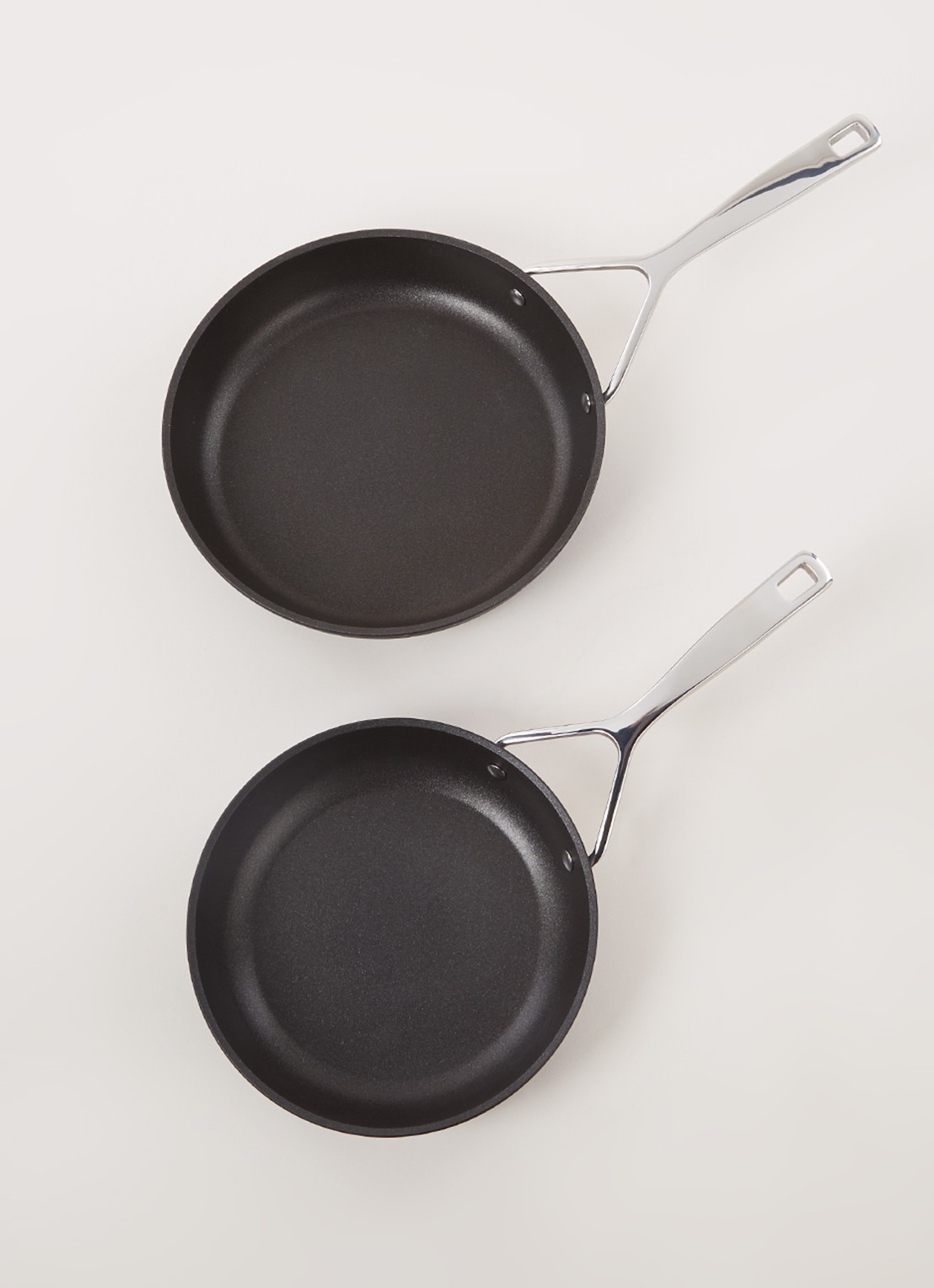 Demeyere Alu Pro 5 koekenpan set van 2 - voorkant 3 zwart
