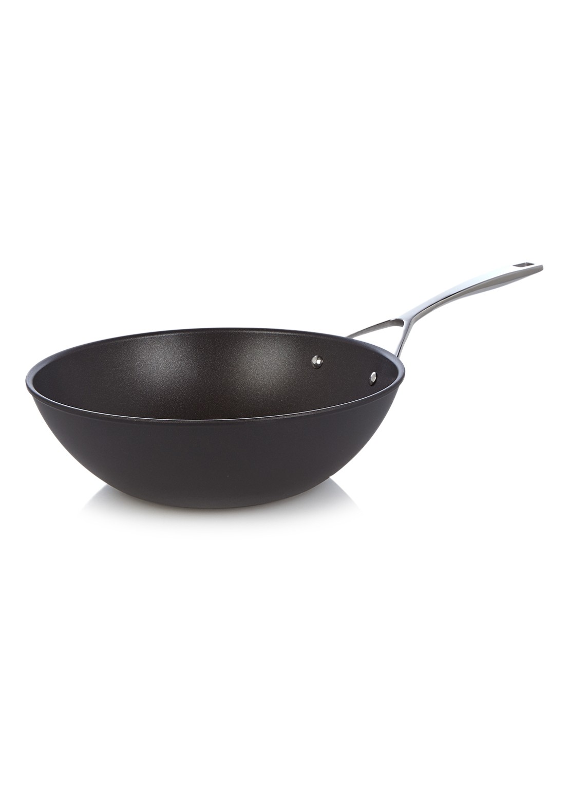 Demeyere Alu Pro 5 wokpan Ø30 cm - voorkant zwart