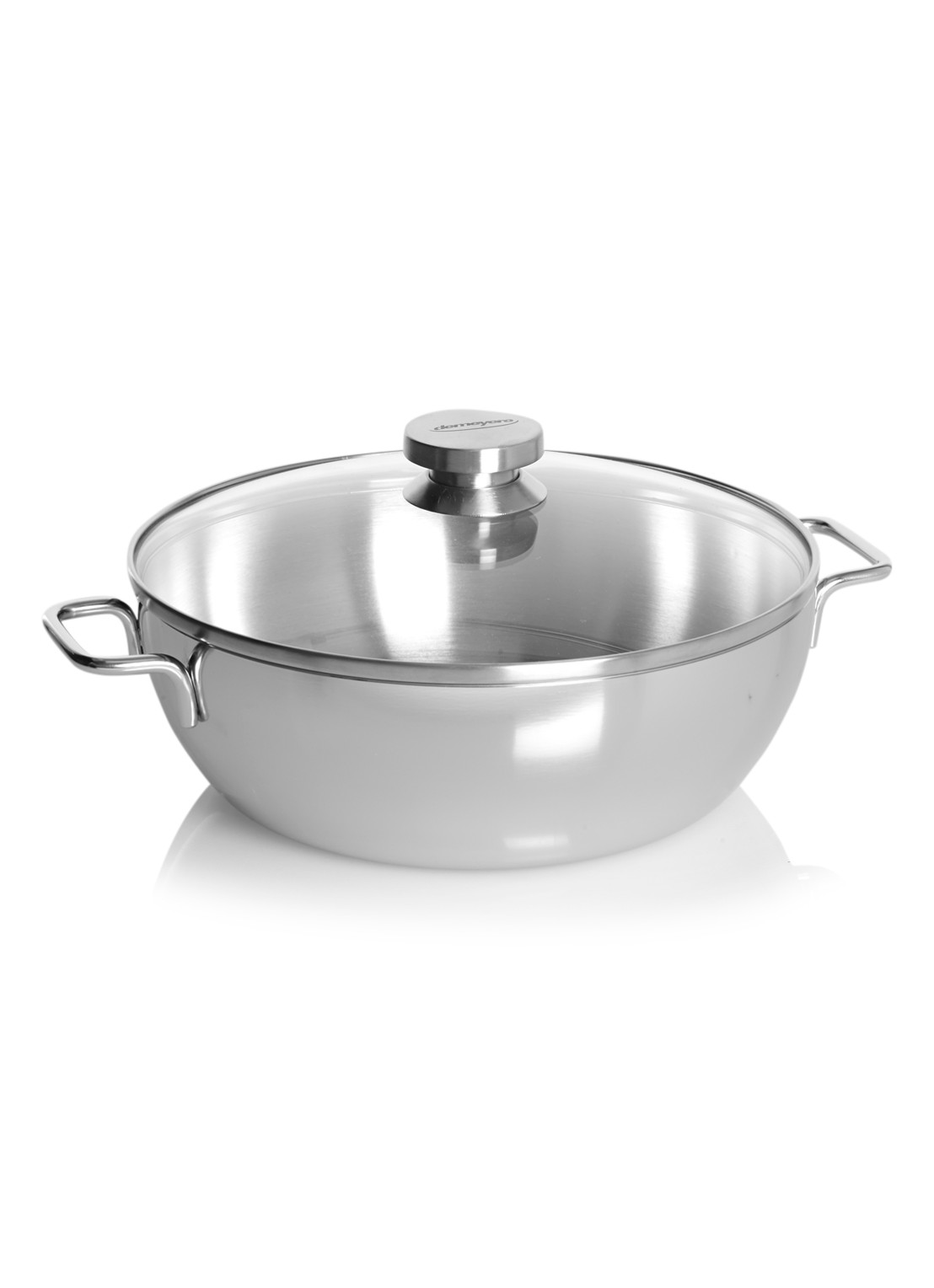 Demeyere Apollo 7 braadpan Ø28 cm - voorkant zilver