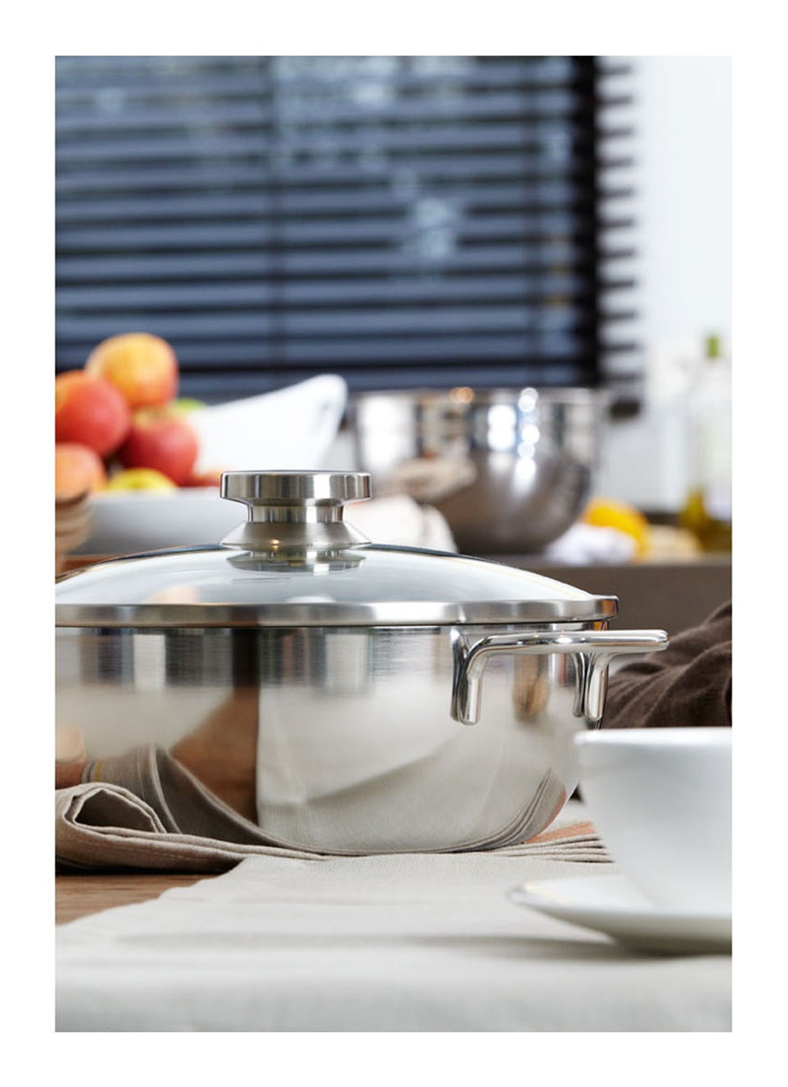Demeyere Apollo 7 braadpan Ø28 cm - voorkant 2 zilver