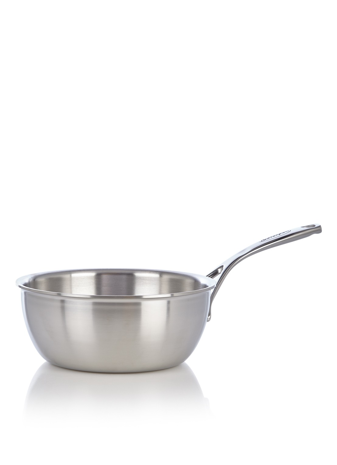 Demeyere Atlantis 7 conische sauspan 20 cm - voorkant 2 zilver