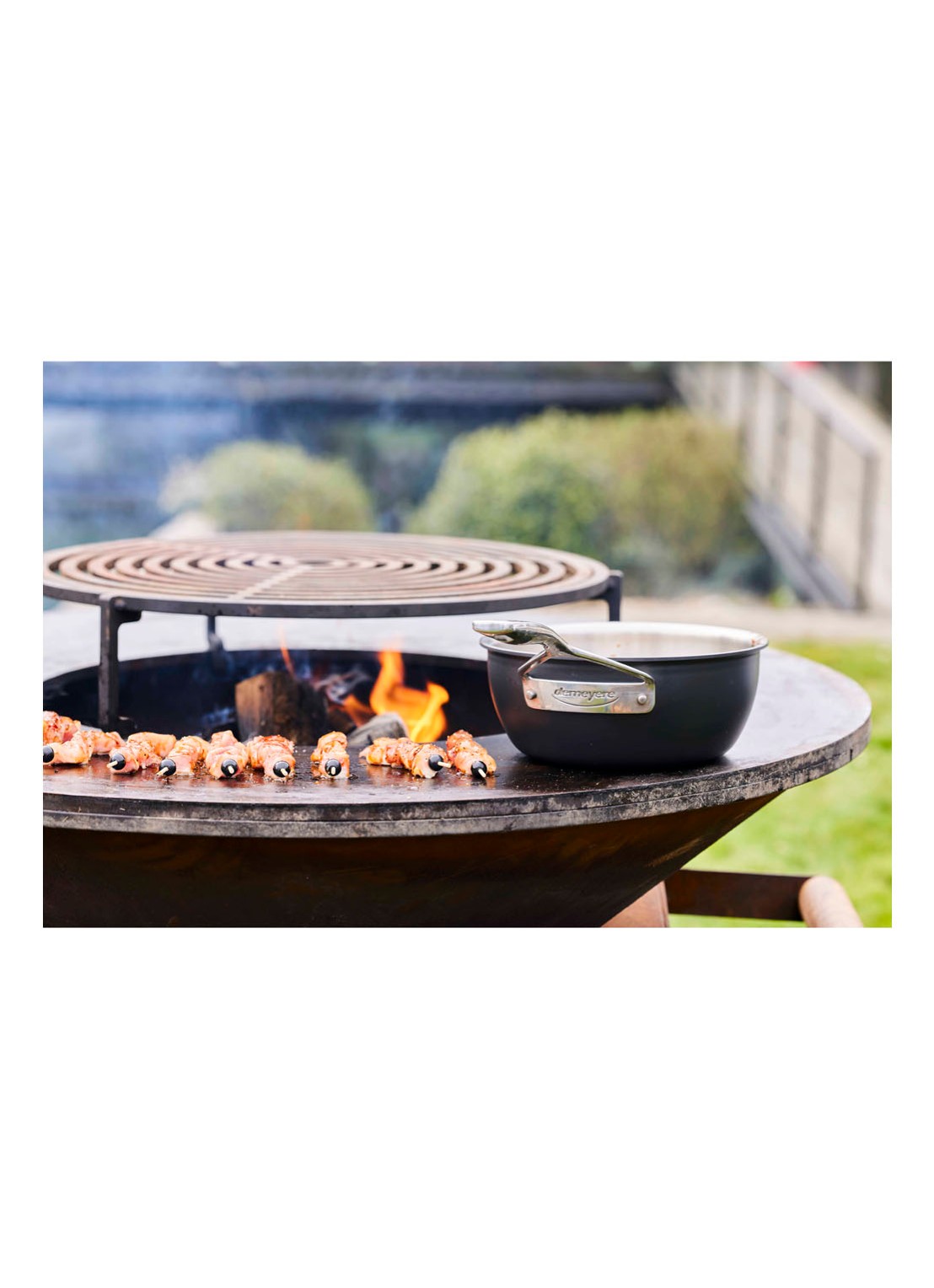 Demeyere Black 5 conische sauteuse met deksel Ø20 cm  - detail 2 zwart
