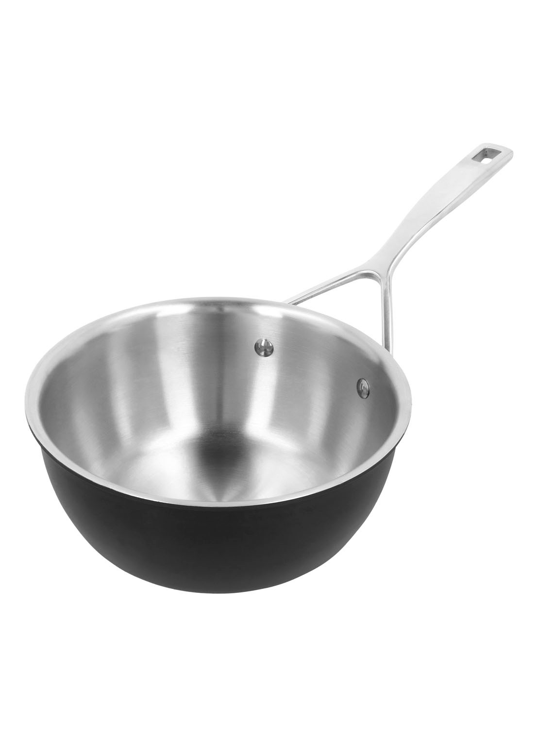 Demeyere Black 5 Startset 3-delig pannenset - detail 3 zilver