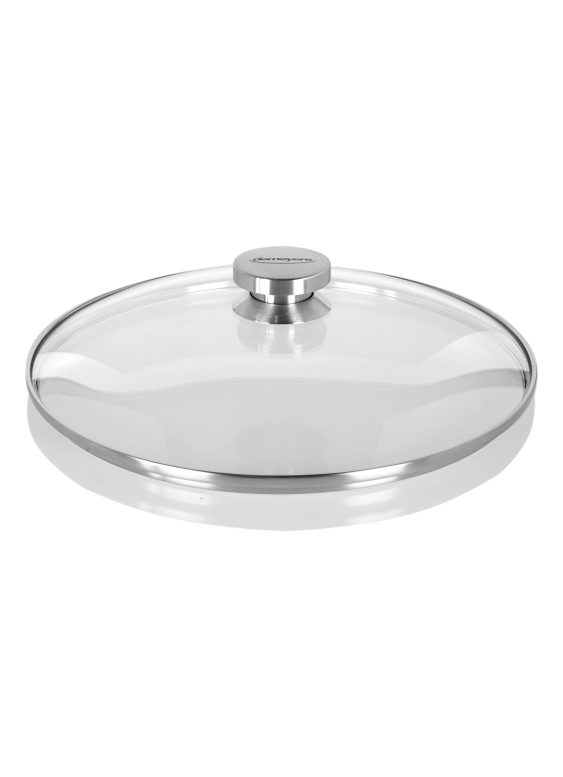 Demeyere Glasdeksel 30 cm - voorkant zilver