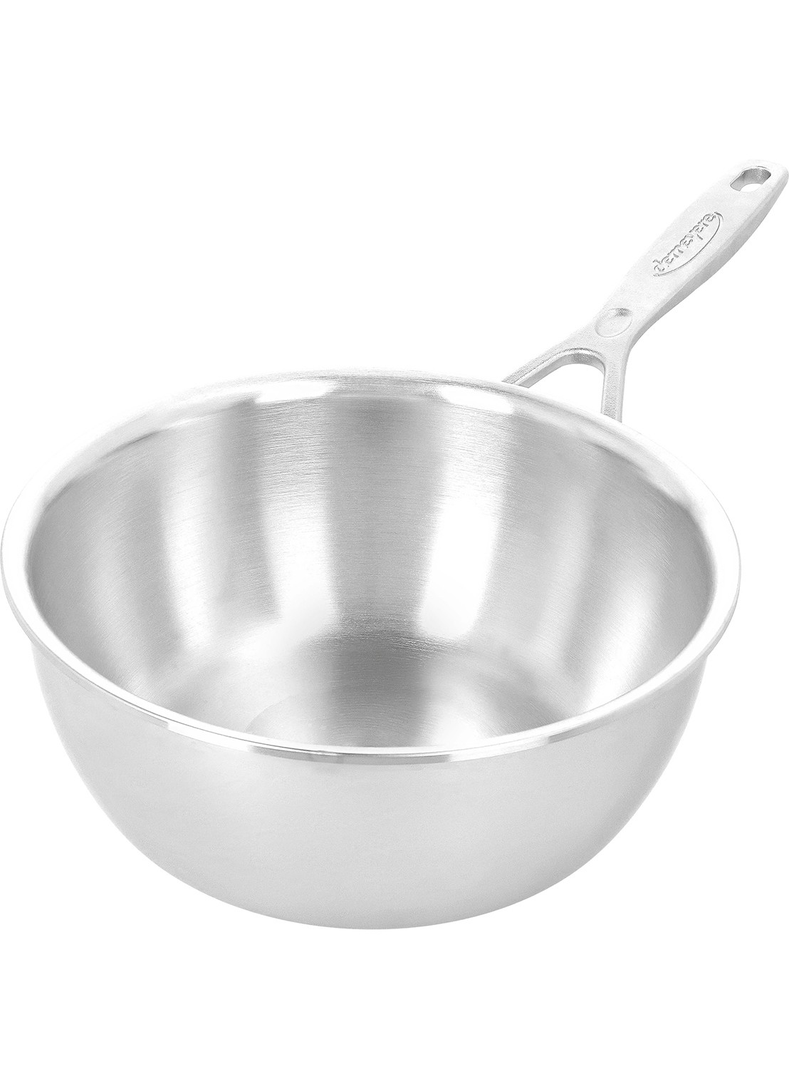 Demeyere Industry 5 Conische sauteuse 20 cm - voorkant zilver