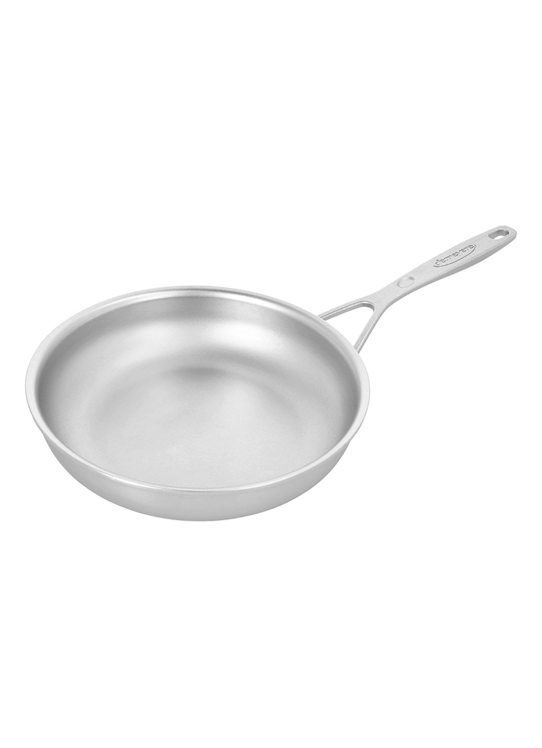 Demeyere Industry 5 NanoTouch koekenpan 24 cm - voorkant zilver