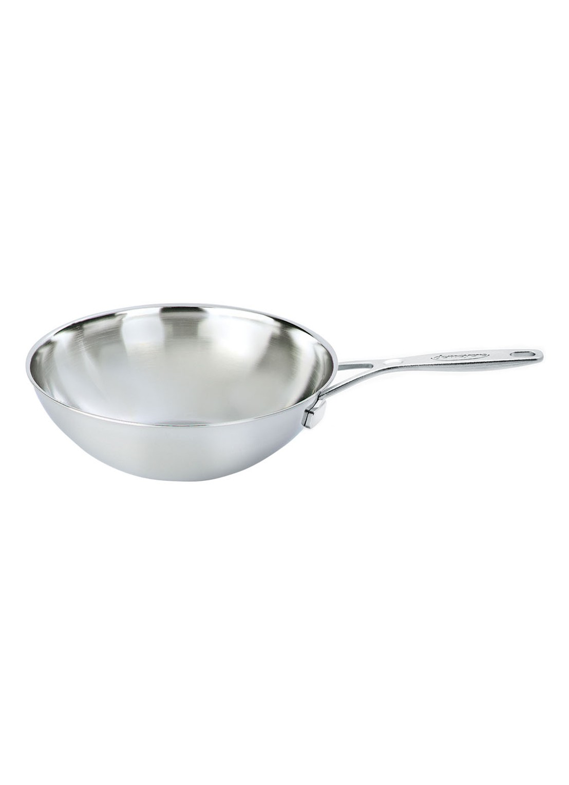 Demeyere Industry 5 wokpan 30 cm - detail 3 zilver