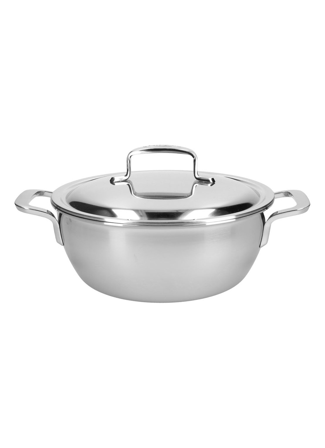 Demeyere Intense 5 braadpan Ø24 cm - voorkant 2 zilver