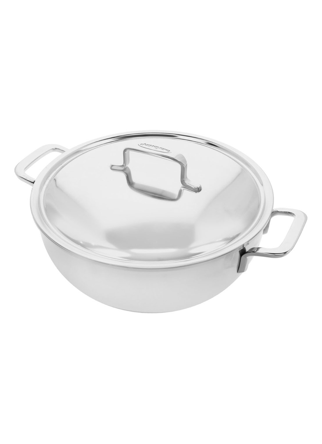 Demeyere Intense 5 braadpan Ø28 cm - voorkant zilver