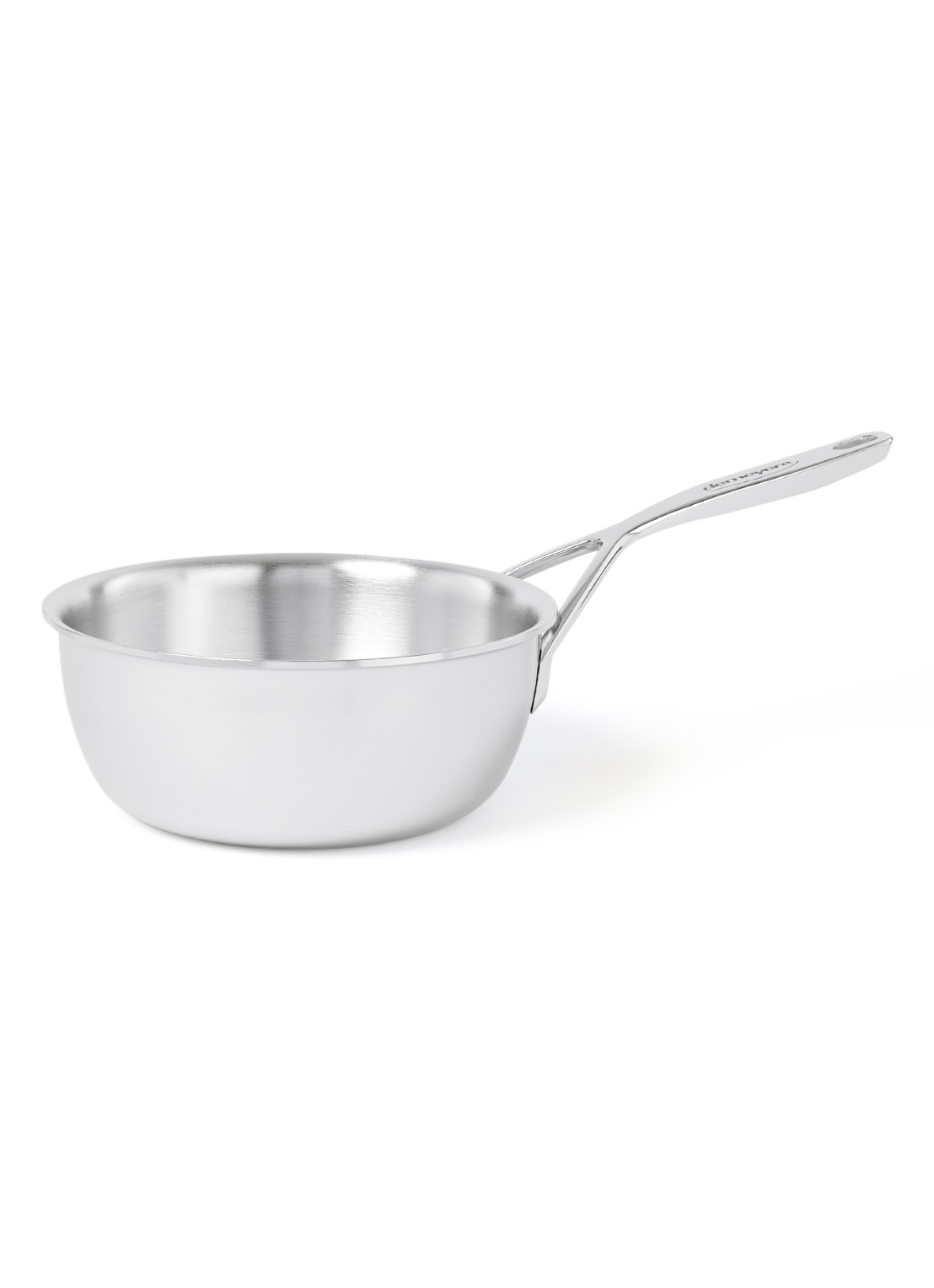 Demeyere Intense 5 conische sauteuse Ø18 cm - voorkant zilver