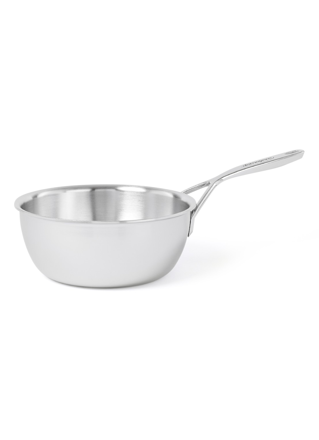 Demeyere Intense 5 conische sauteuse Ø20 cm - voorkant zilver