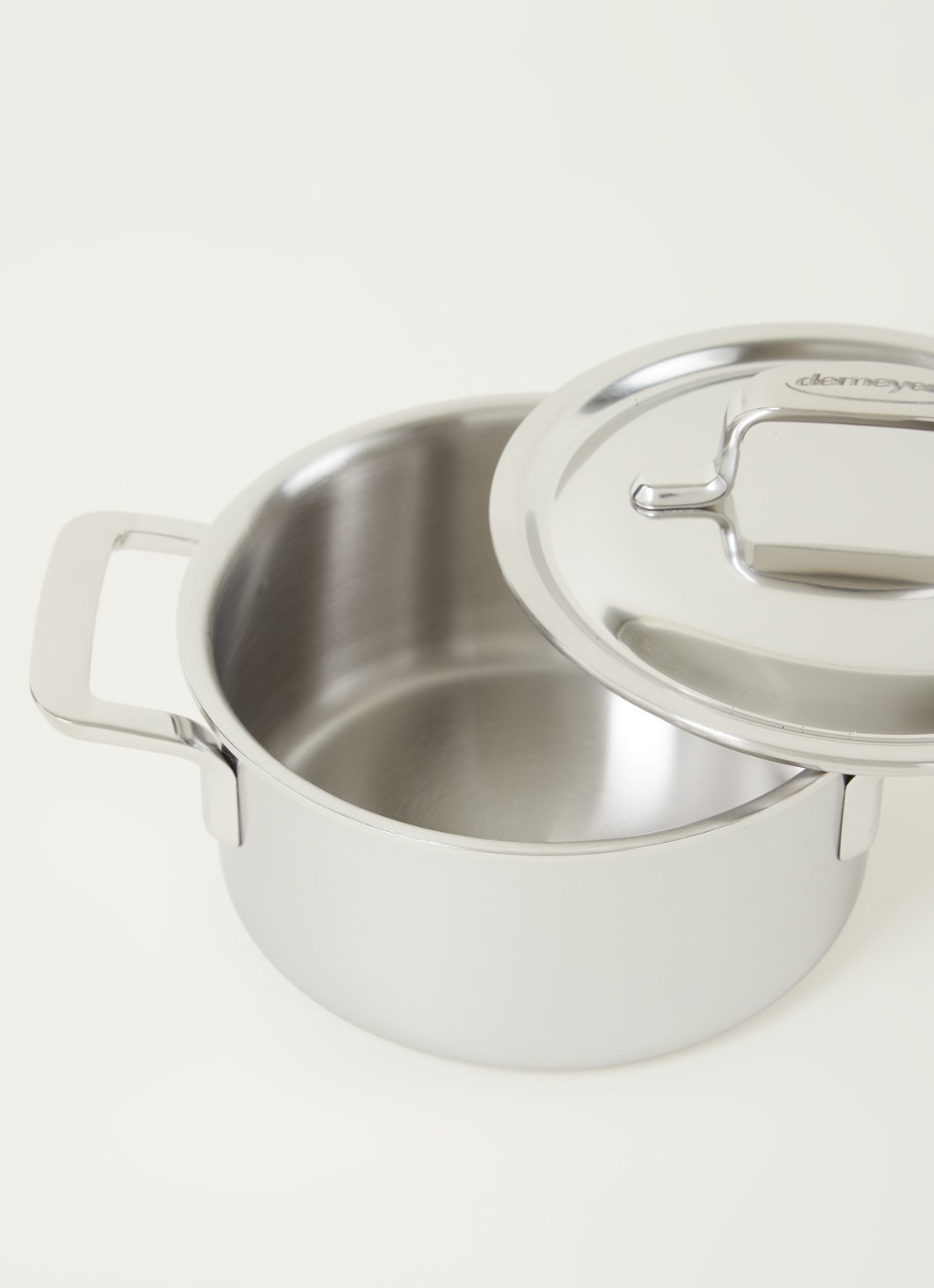 Demeyere Intense 5 kookpan Ø16 cm - detail 3 zilver