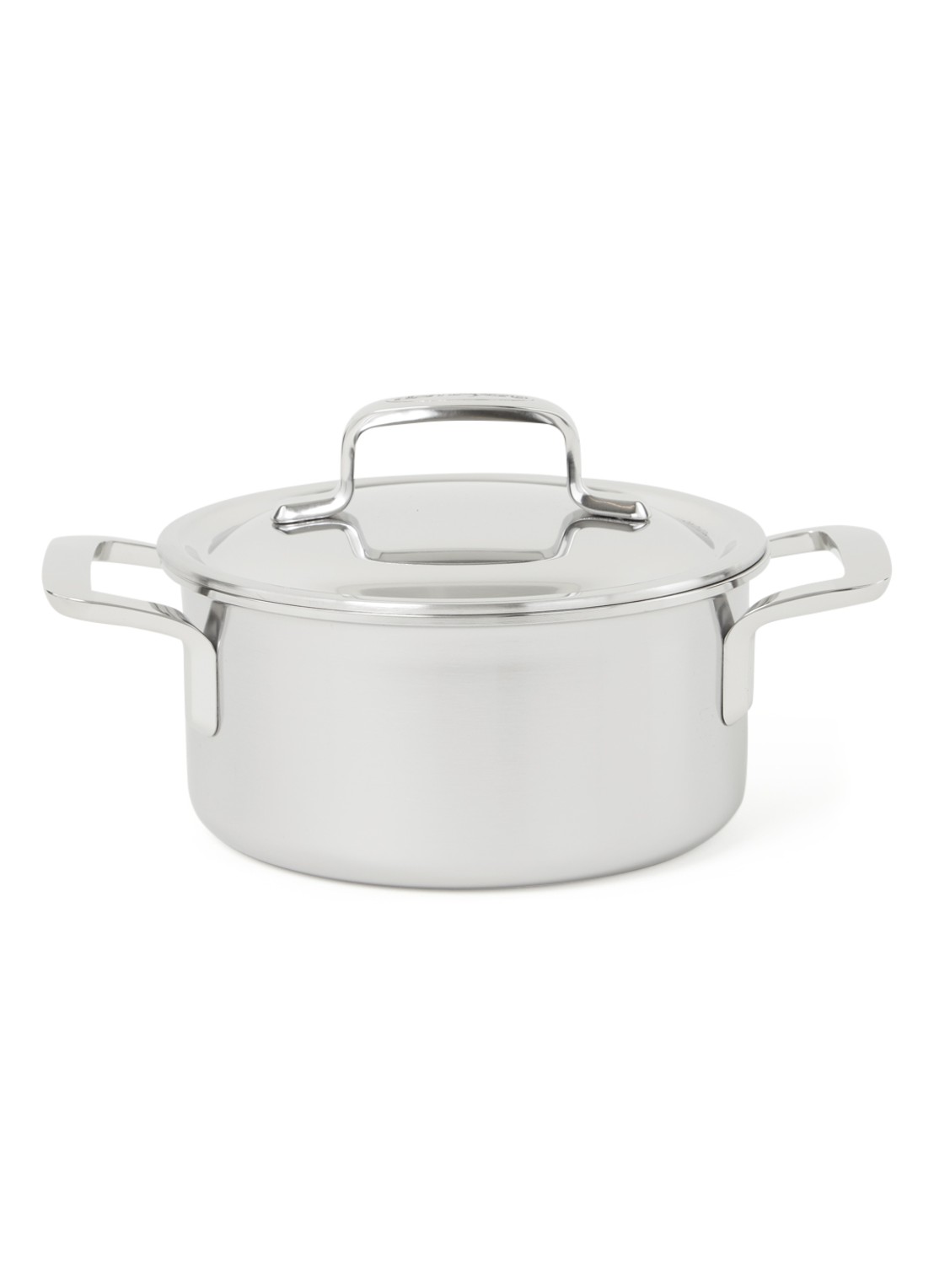 Demeyere Intense 5 kookpan Ø16 cm - voorkant zilver