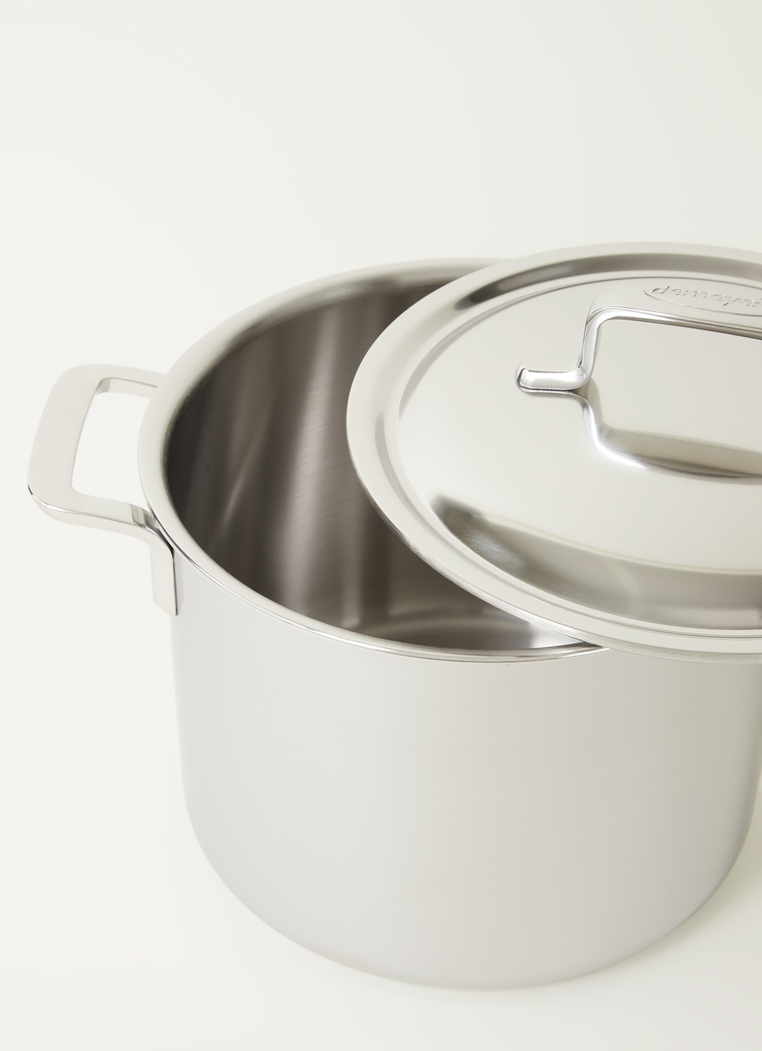Demeyere Intense 5 soeppan Ø20 cm - detail zilver