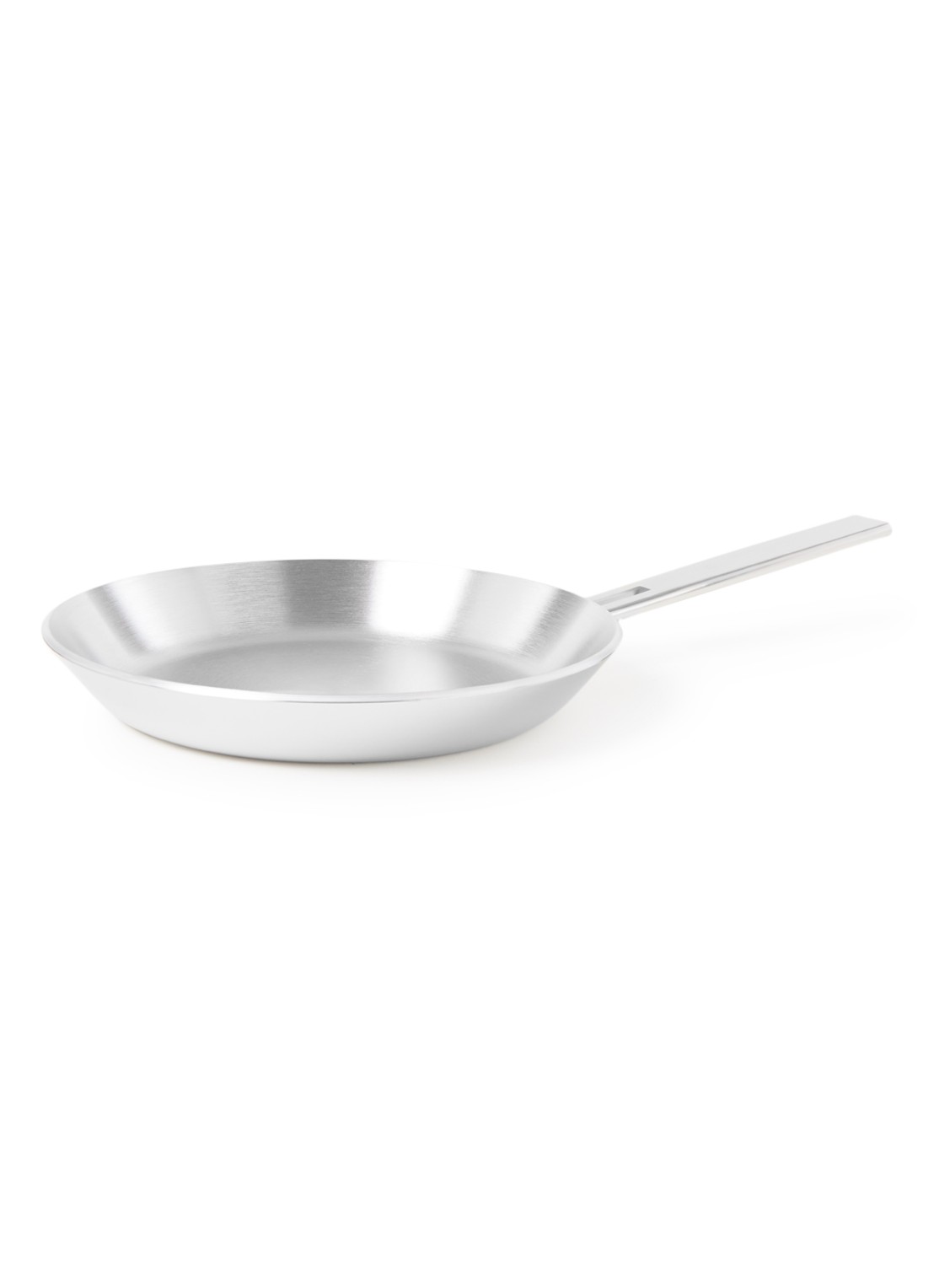 Demeyere John Pawson 7 koekenpan 28 cm - voorkant zilver