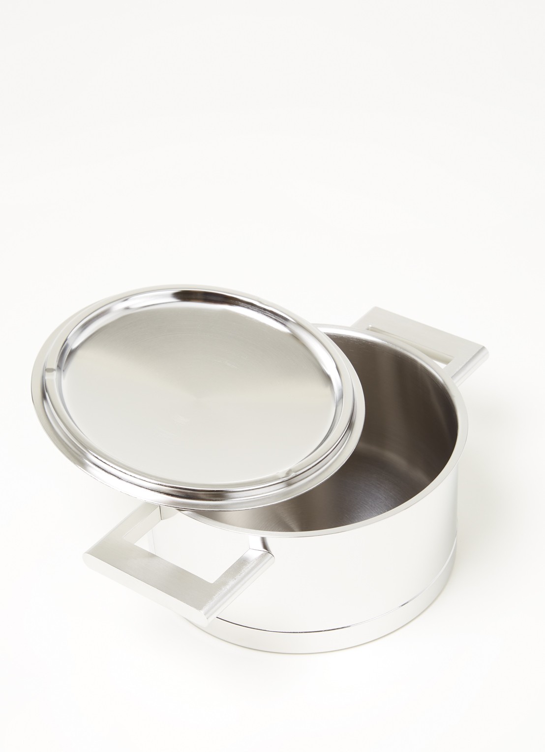 Demeyere John Pawson 7 kookpan Ø16 cm - detail zilver