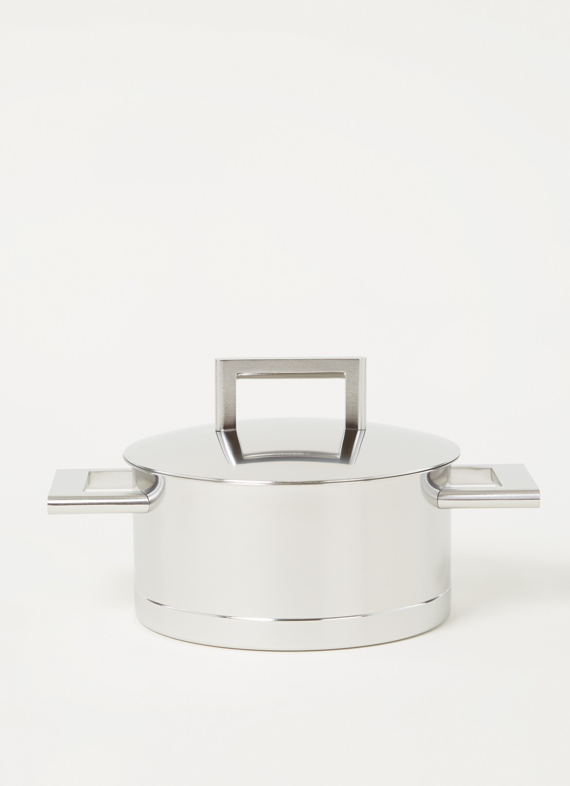 Demeyere John Pawson 7 kookpan Ø16 cm - voorkant 3 zilver