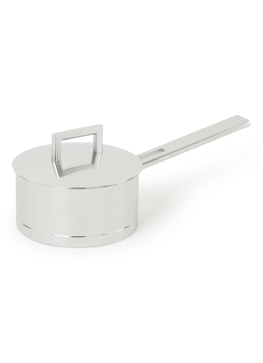 Demeyere John Pawson 7 steelpan 16 cm - voorkant zilver