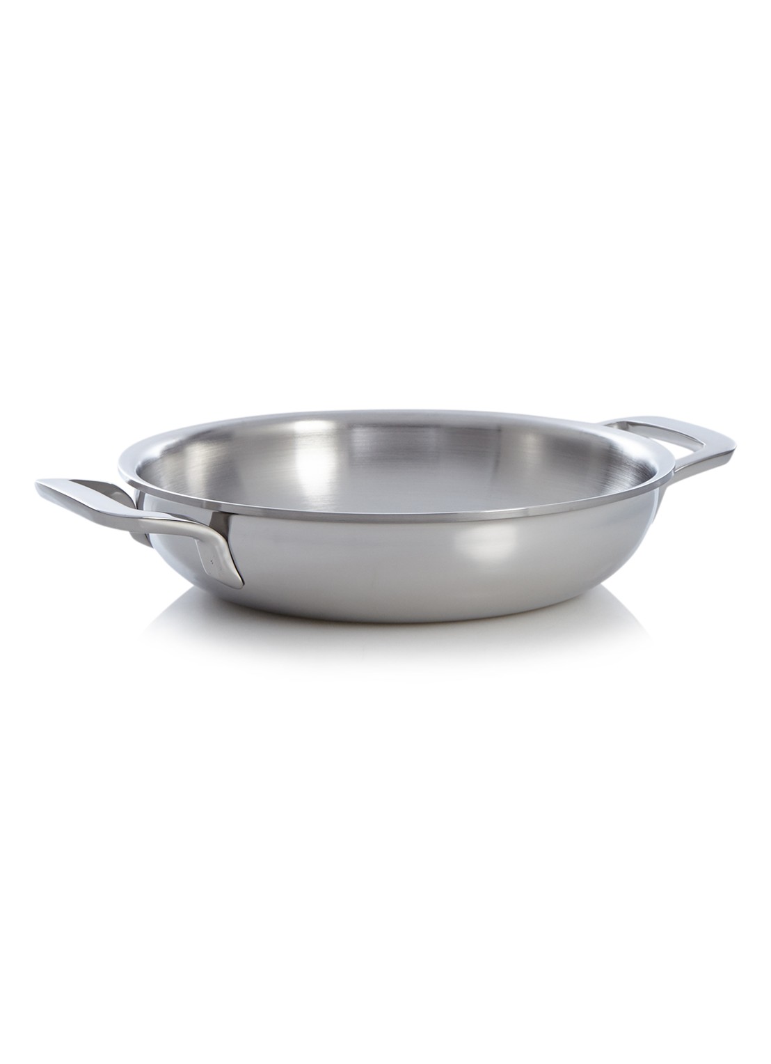Demeyere Multifunction koekenpan 20 cm - voorkant zilver
