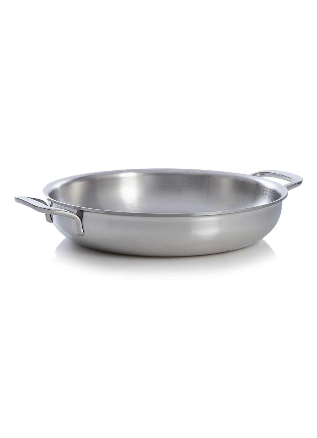 Demeyere Multifunction koekenpan 28 cm - voorkant zilver