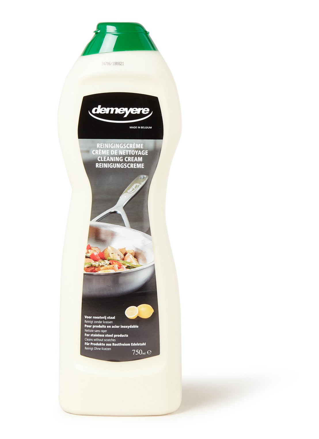 Demeyere Niet-schurende crème voor roestvrij staal 750 ml - voorkant creme