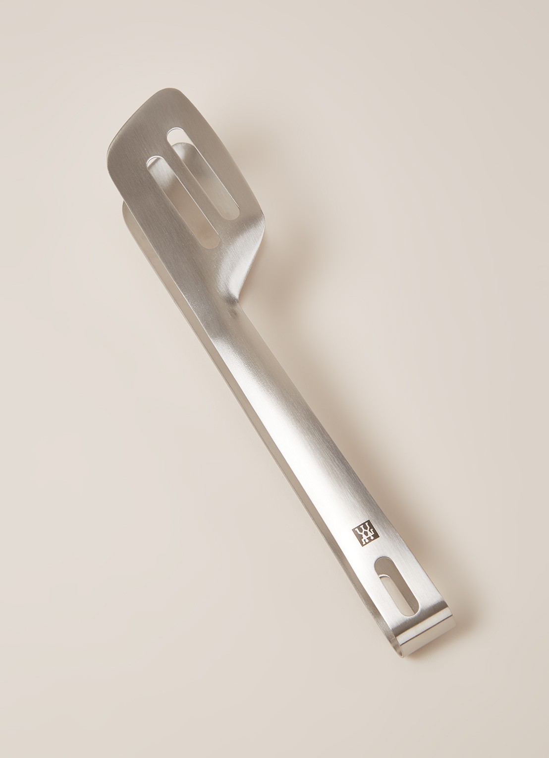 Demeyere Pro serveertang 26 cm - voorkant 2 aluminium