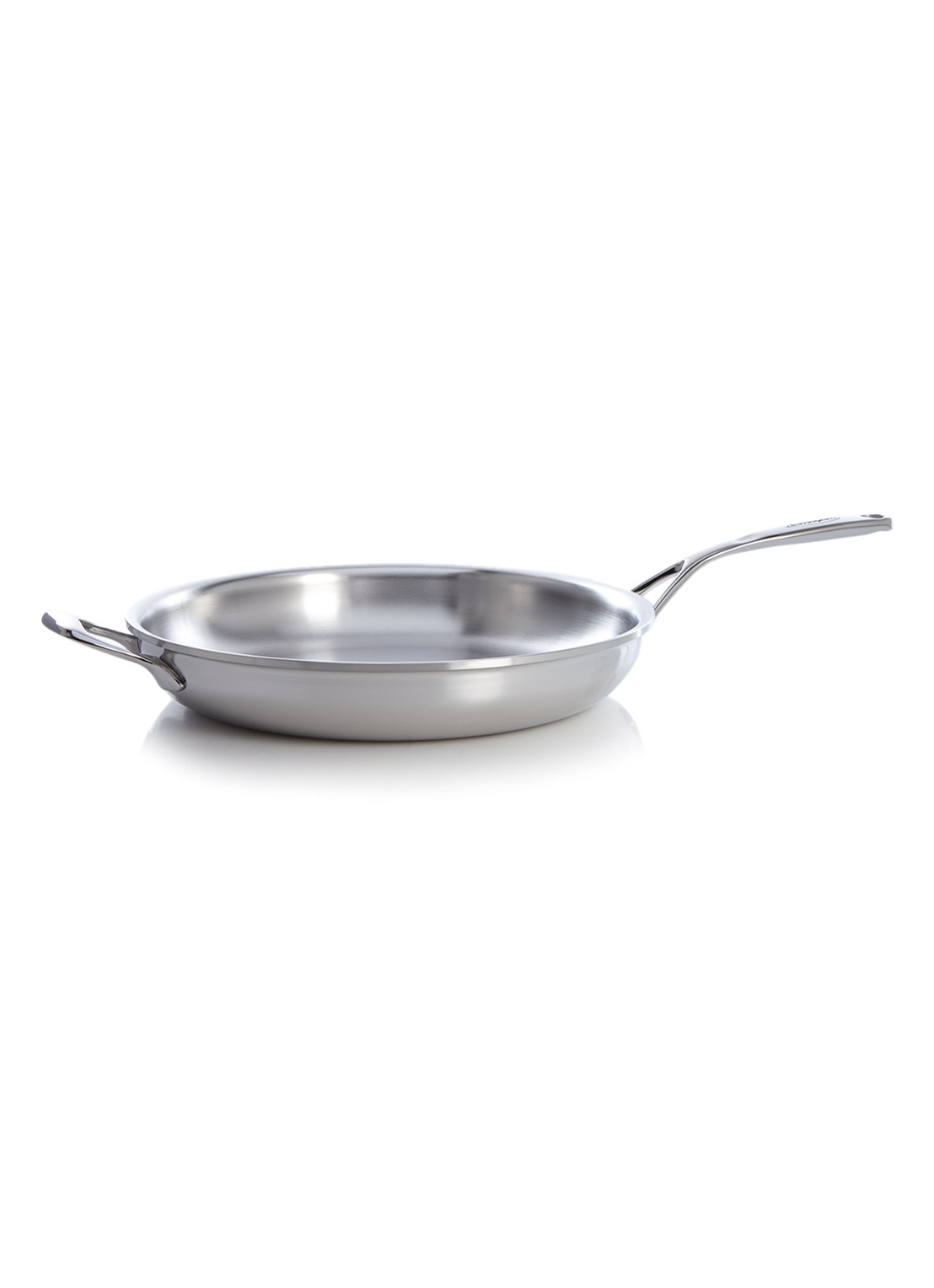 Demeyere Proline koekenpan 32 cm - voorkant zilver