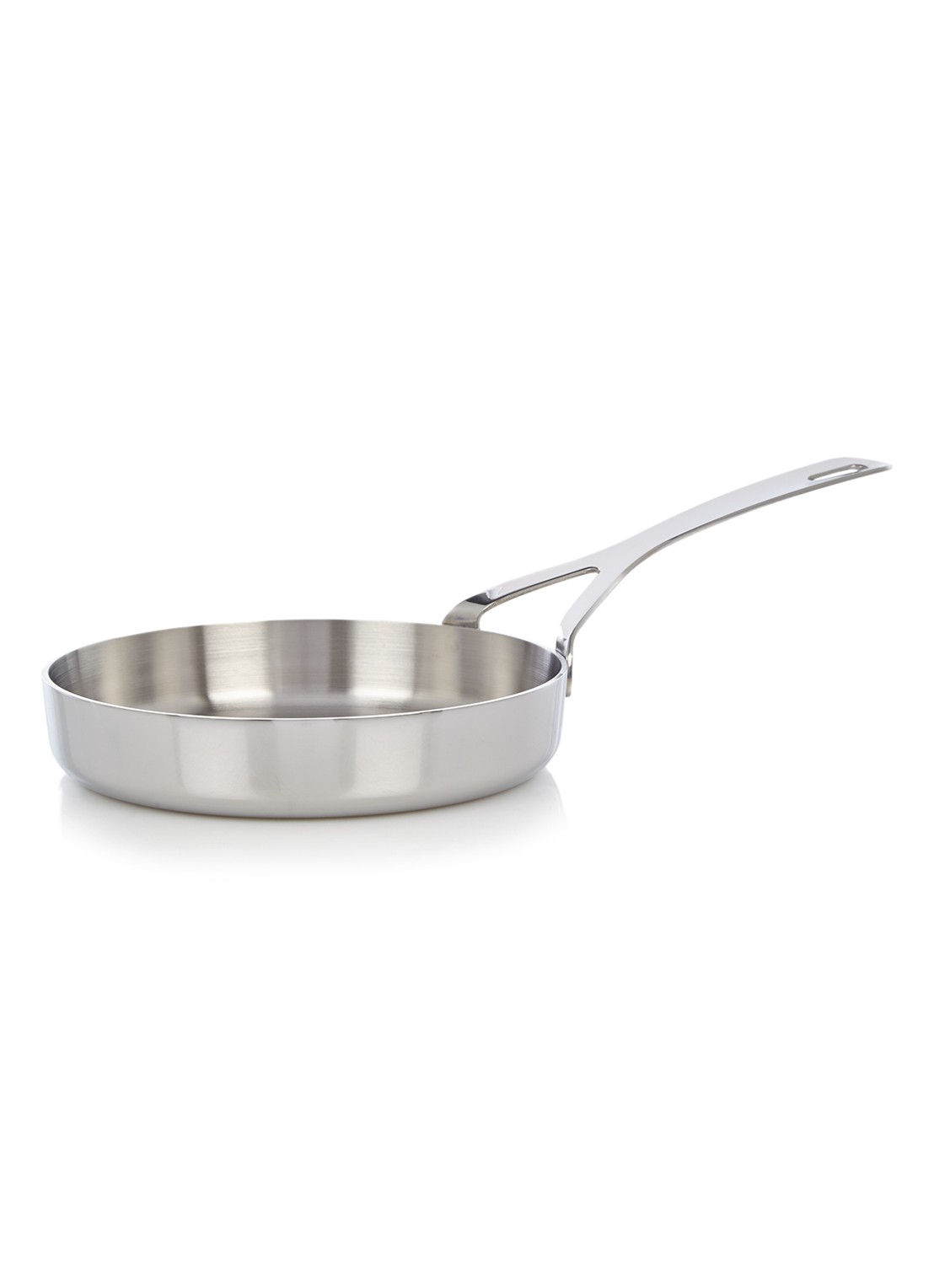 Demeyere Resto 3 koekenpan Ø16 cm - voorkant 4 zilver