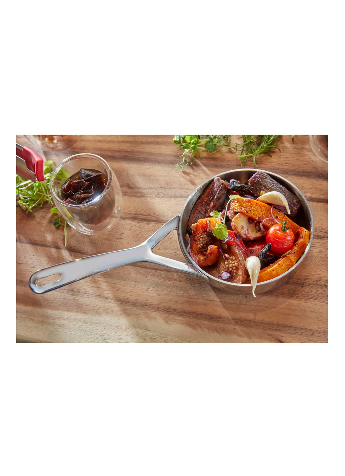 Demeyere Resto 3 koekenpan Ø16 cm - voorkant 5 zilver