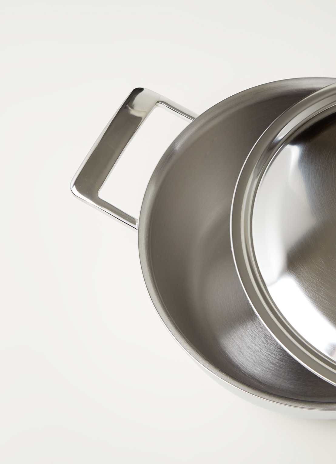 Demeyere Silver 7 braad-/stoofpan Ø24 cm - detail 3 zilver