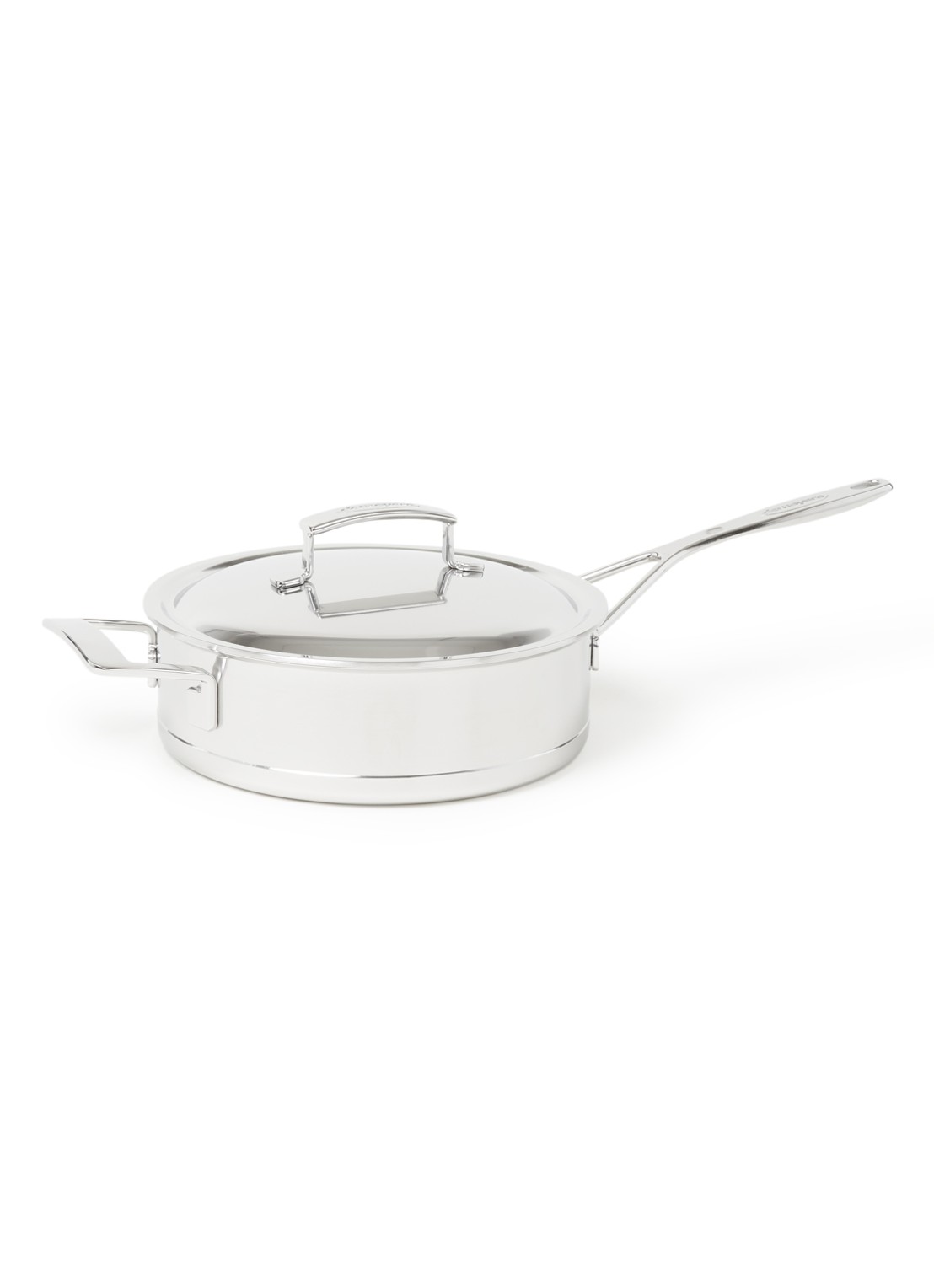 Demeyere Silver 7 lage sauteerpan Ø24 cm - voorkant zilver