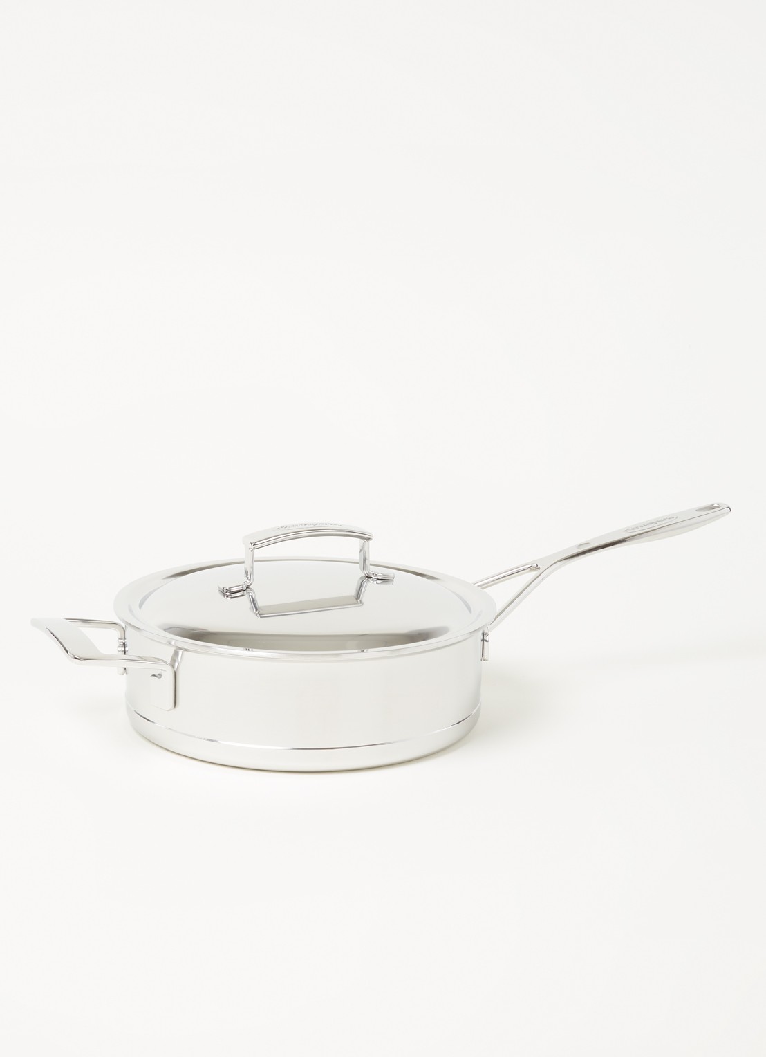Demeyere Silver 7 lage sauteerpan Ø24 cm - voorkant 2 zilver