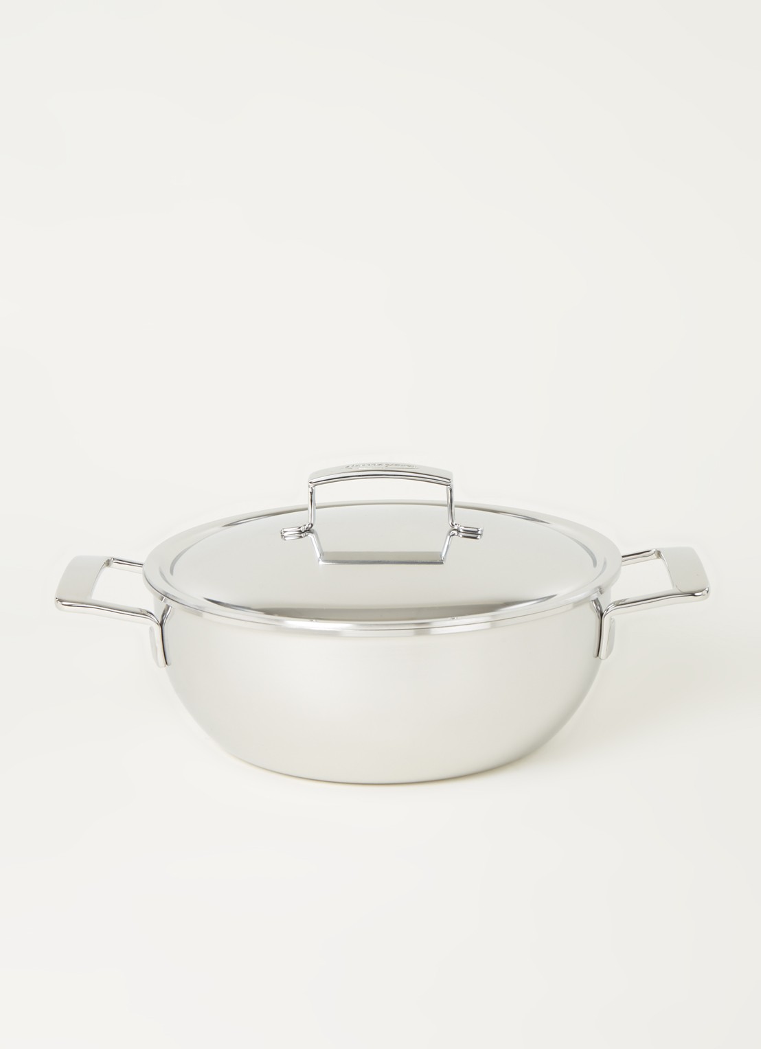 Demeyere Silver conische braadpan Ø28 cm - voorkant 2 zilver