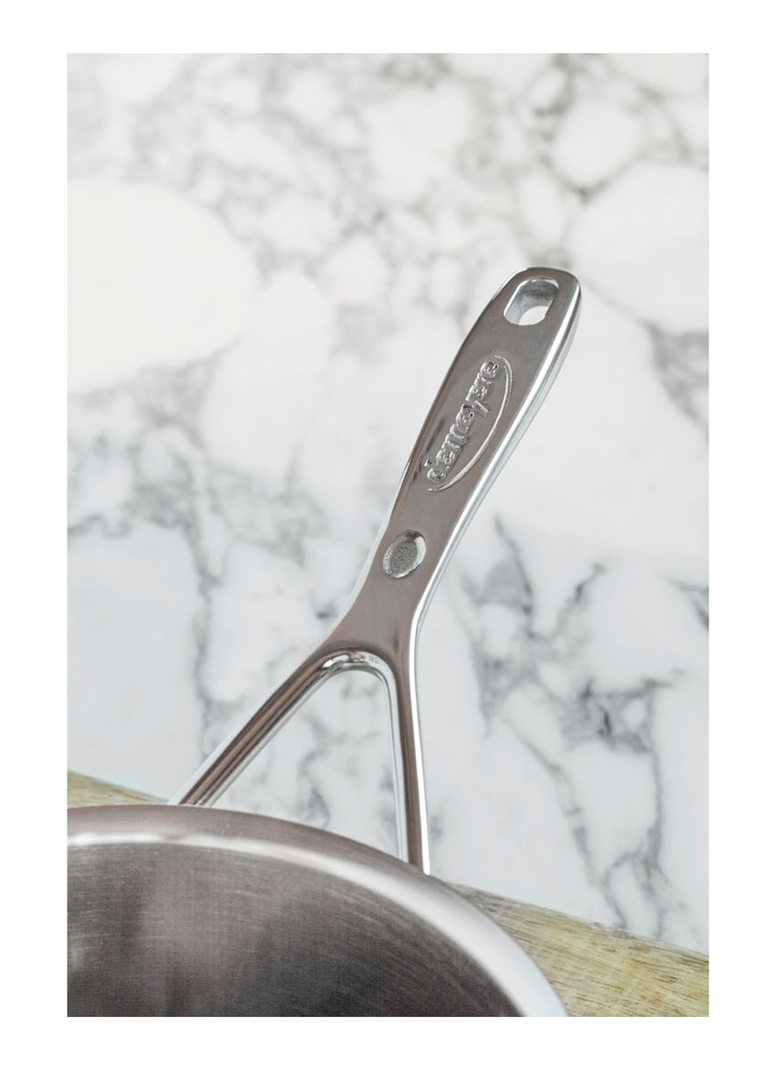 Demeyere Silver conische sauteuse Ø20 cm - voorkant 2 roestvrijstaal