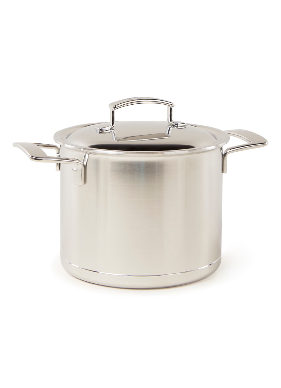 Demeyere Silver soeppan met deksel Ø20 cm - voorkant 2 roestvrijstaal