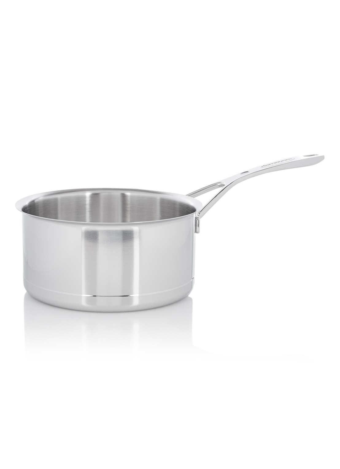 Demeyere Silver steelpan Ø18 cm - voorkant zilver