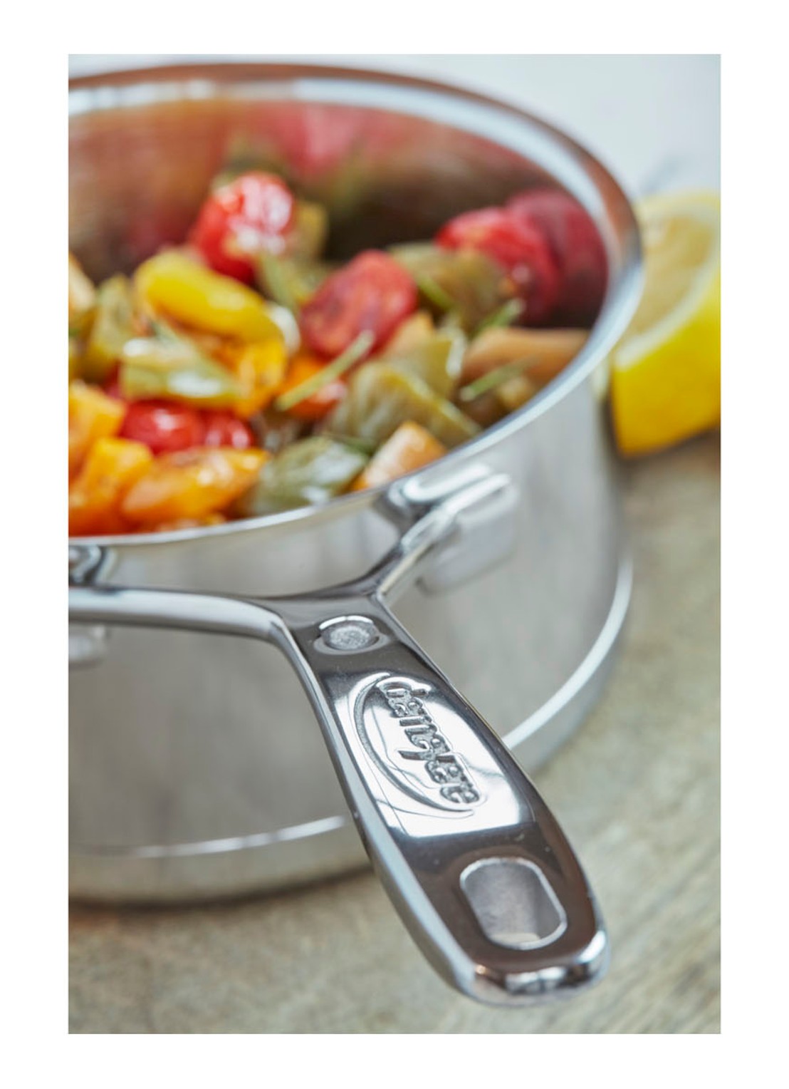Demeyere Silver steelpan Ø18 cm - voorkant 2 zilver