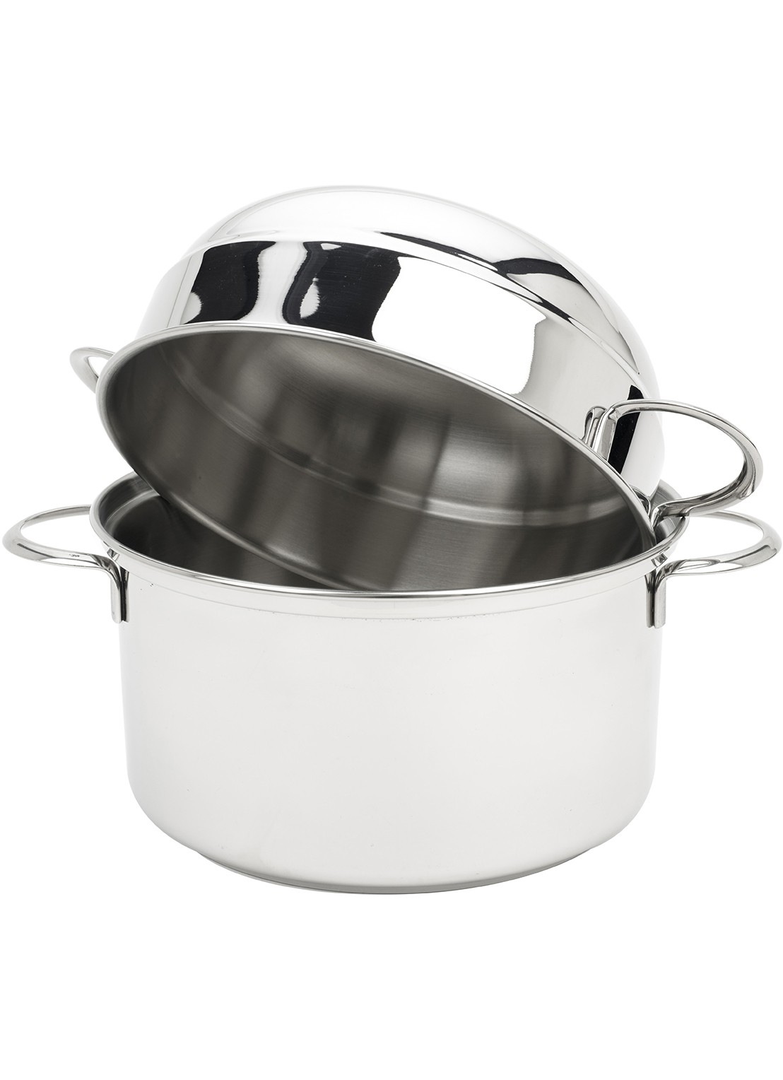 Demeyere Specialties 3 mosselpot 20 cm - achterkant 3 zilver