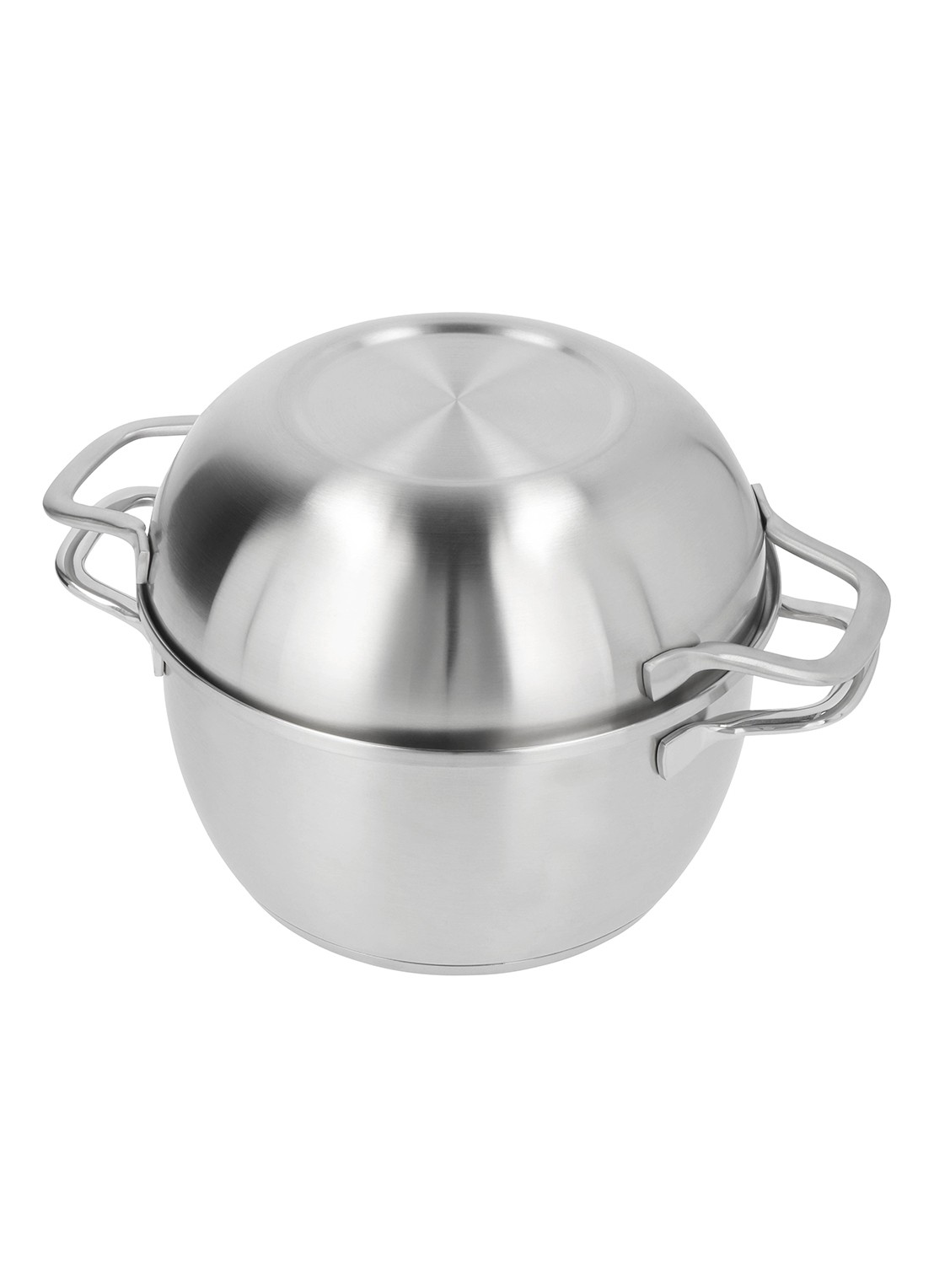 Demeyere Specialties 3 mosselpot 20 cm - voorkant 2 zilver