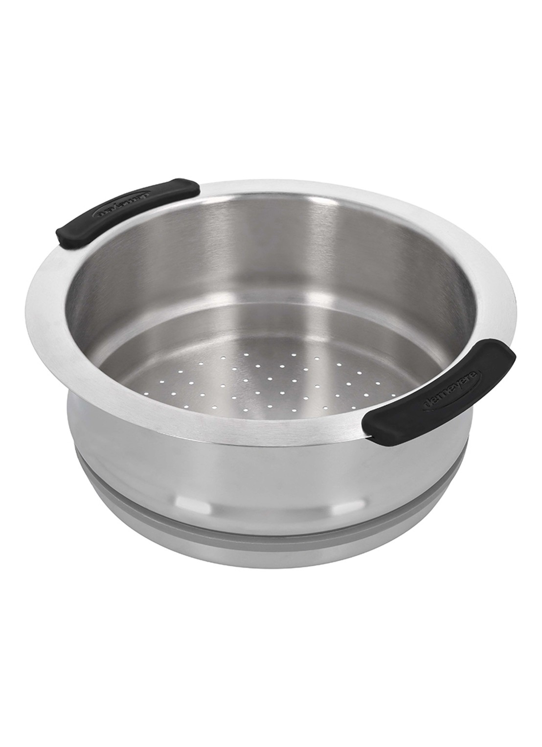 Demeyere Specialties 5 stoominzet 24 cm - voorkant zilver