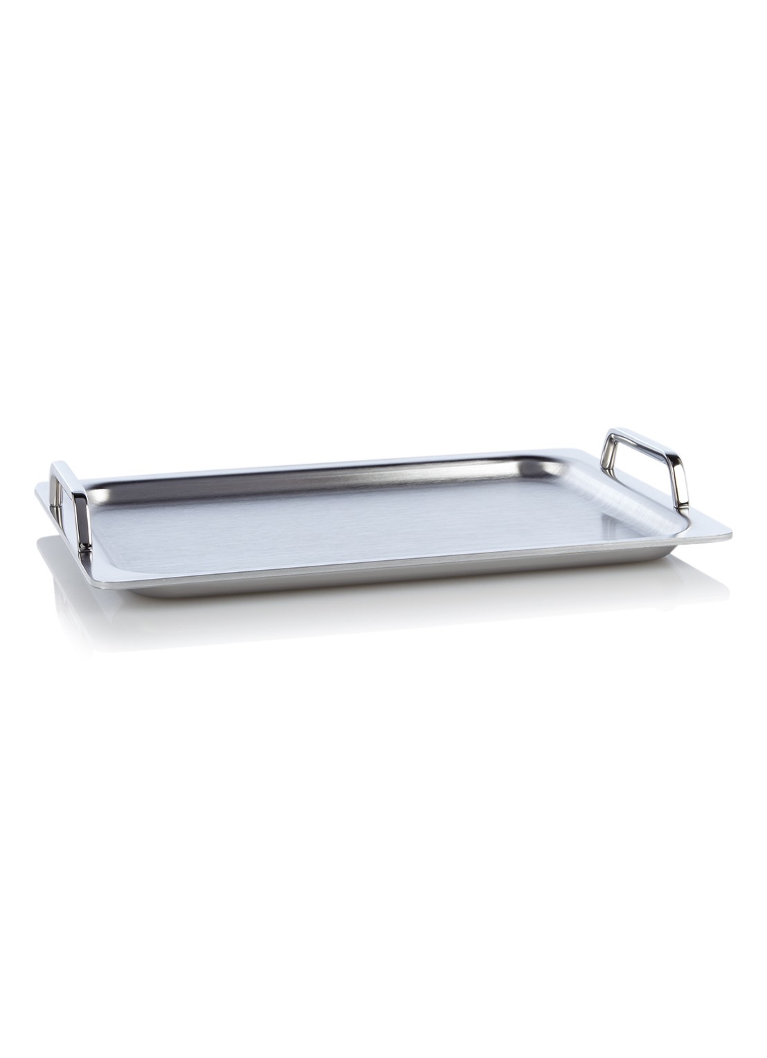 Demeyere Teppanyaki grillplaat 39 x 27 cm - voorkant zilver
