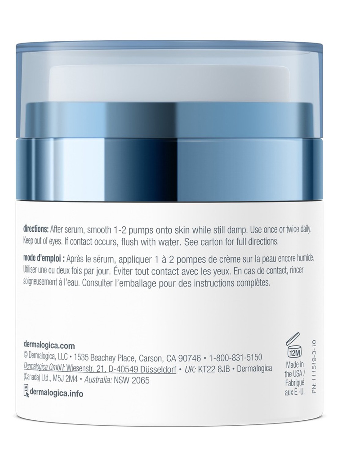 Dermalogica Pro-Collagen Banking Water Cream - achterkant 5 undefined