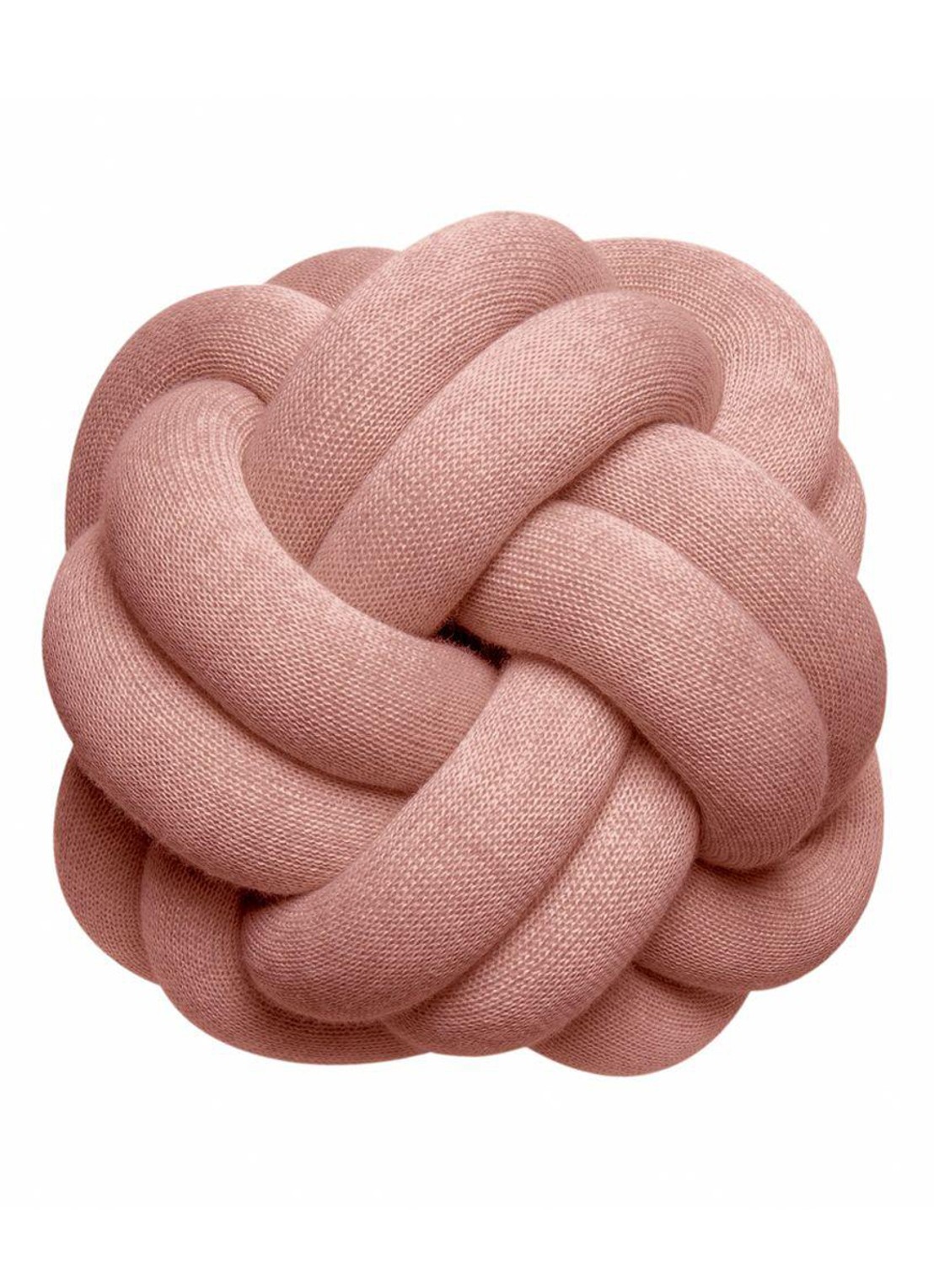 Design House Stockholm Knot kussen 30 cm x 30 cm - voorkant roze